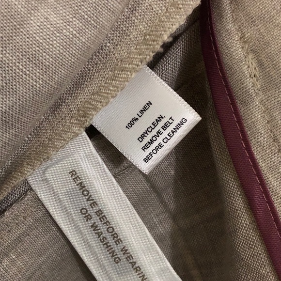 Ann Taylor Loft 100% Linen Marissa Capris - Picture 4 of 4